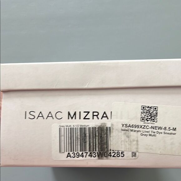 New Isaac Mizrahi Tie Dye Gray Multi Sneakers Size 8.5 - Picture 7 of 7